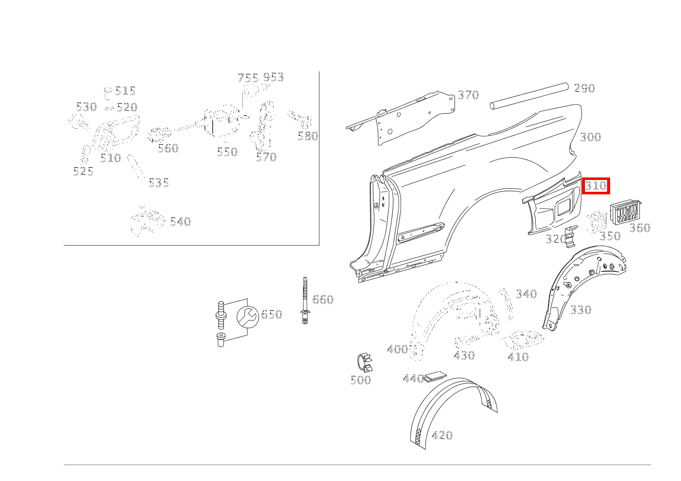 Boden HINTEN LINKS CLK 63 AMG Cabriolet 209 Boden HINTEN LINKS CLK 63 AMG Cabriolet 209