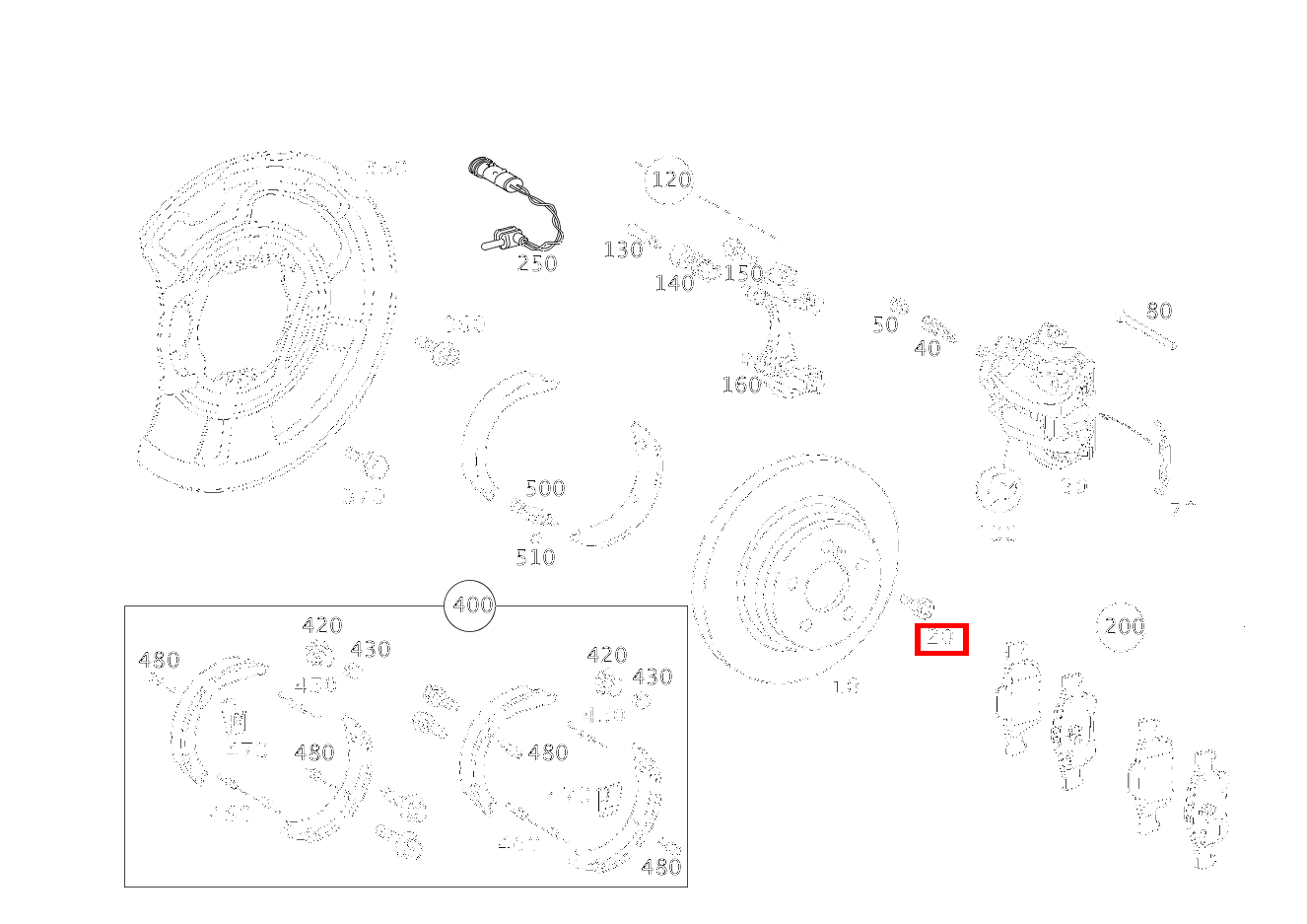 FLACHKOPFSCHRAUBE M. ISK BREMSSCHEIBE AN RADNABE; M6X15 SL 65 AMG Roadster BCA 230