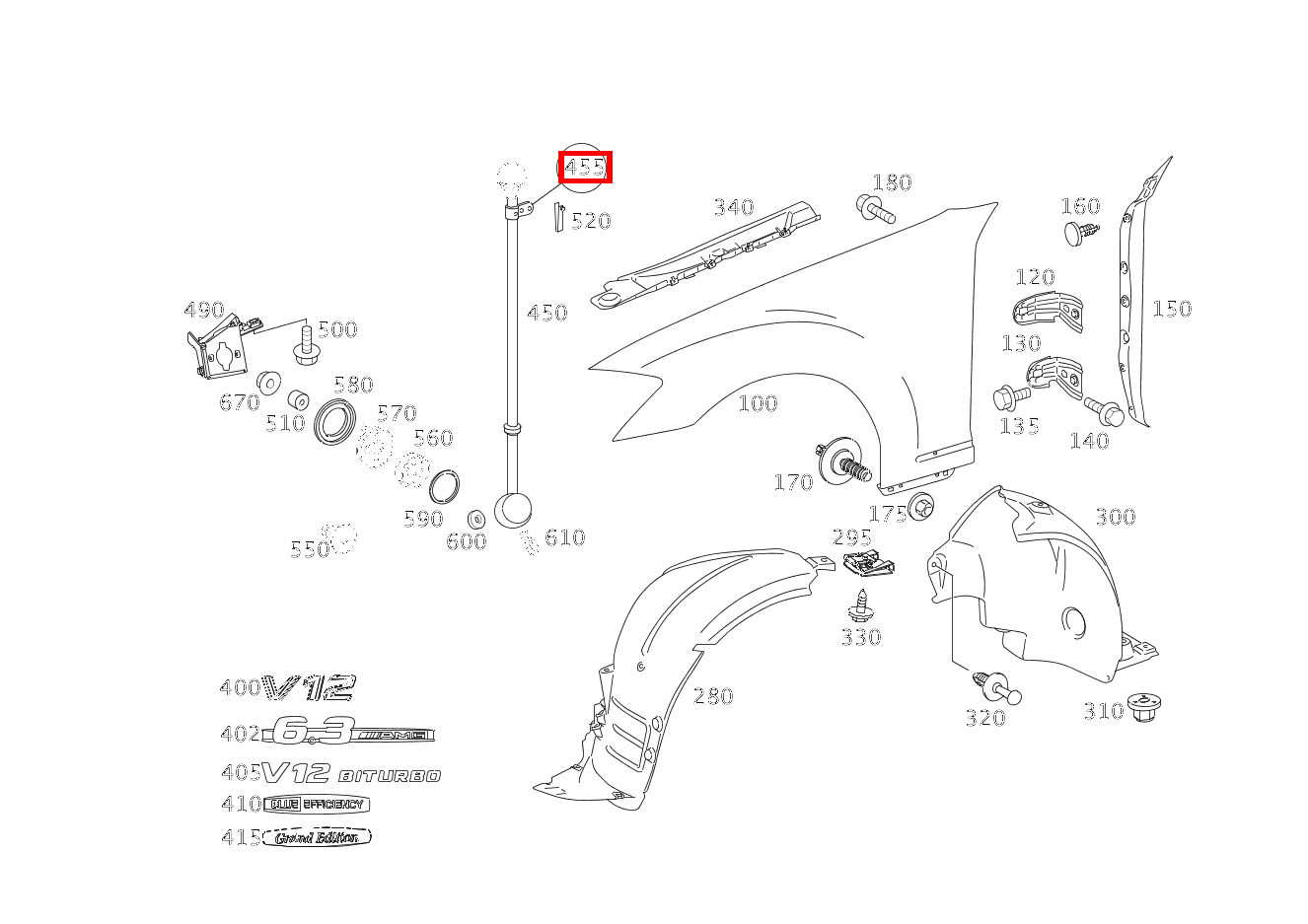 TEILESATZ STANDART.STANGE FLAGGENHALTER S350BT L 4M 221 TEILESATZ STANDART.STANGE FLAGGENHALTER S350BT L 4M 221