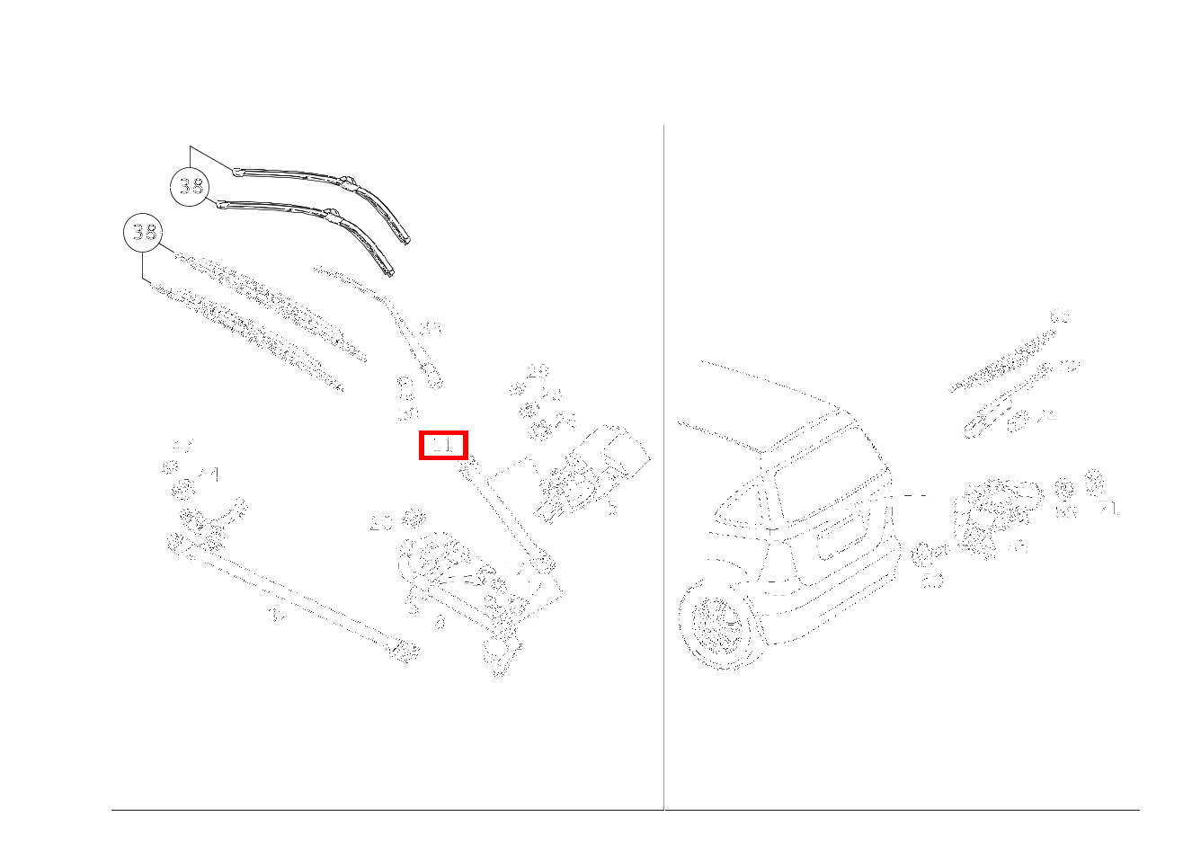 Stange SCHEIBENWISCHERGESTAENGE A 160 Coupé 169 Stange SCHEIBENWISCHERGESTAENGE A 160 Coupé 169