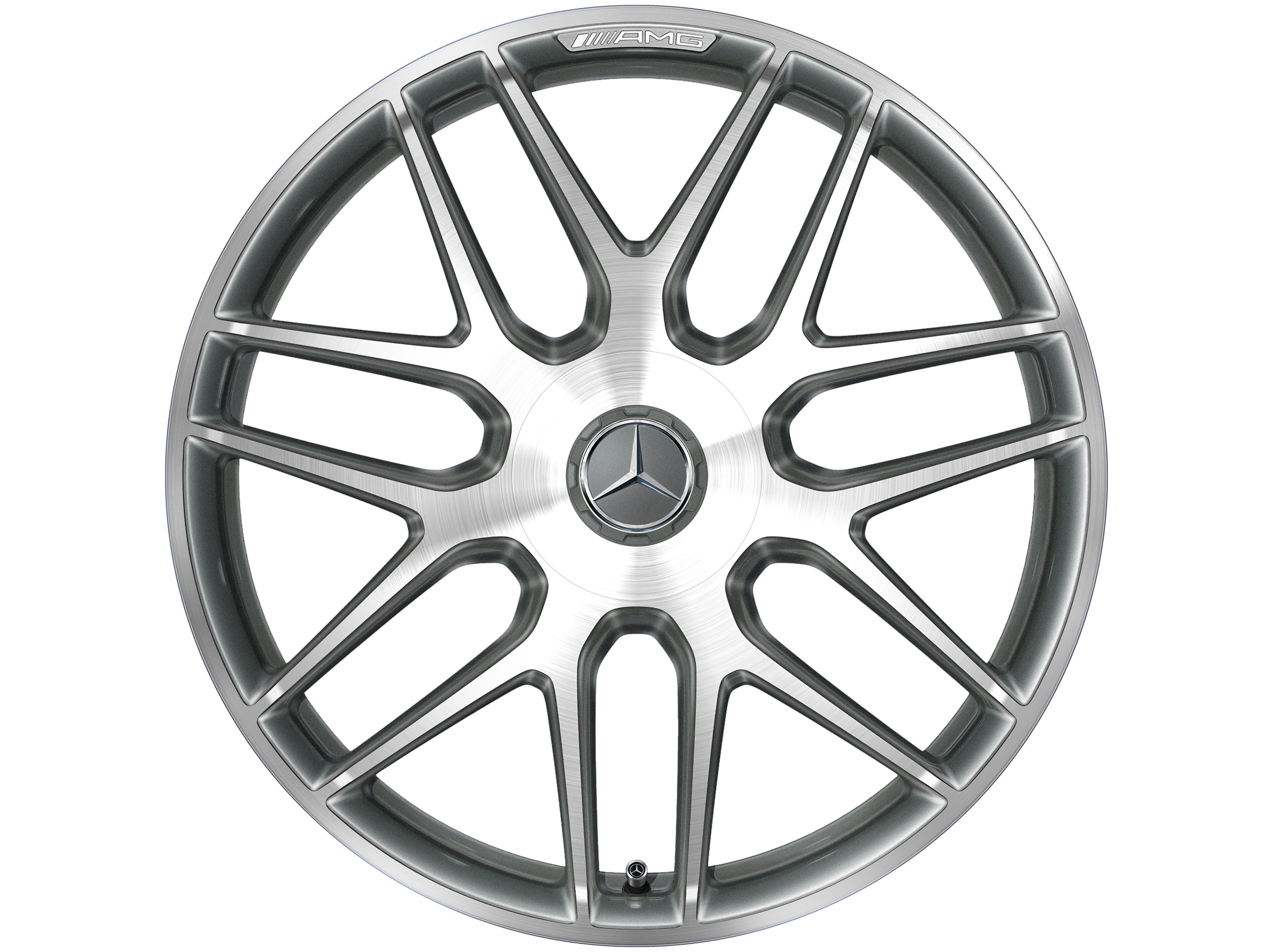 AMG Schmiederad im Kreuzspeichen-Design, 50,8