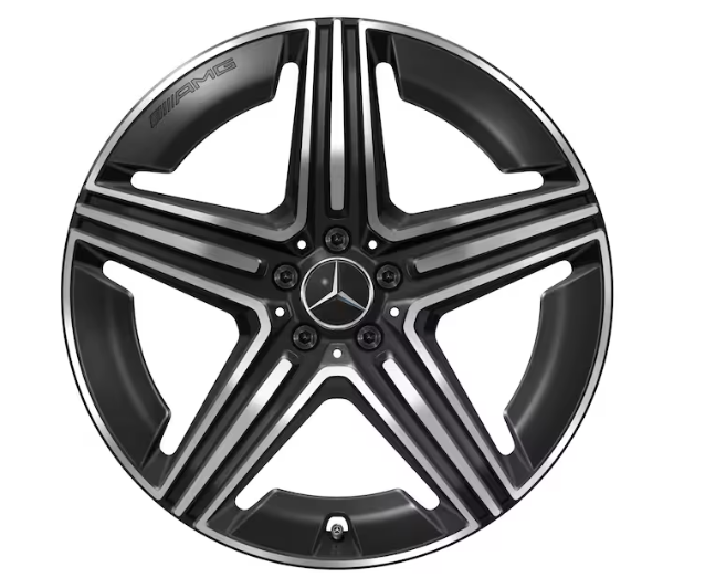 AMG 5-Doppelspeichen-Rad, 21 Zoll, 11 J x 21 ET 49, schwarz AMG 5-Doppelspeichen-Rad, 21 Zoll, 11 J x 21 ET 49, schwarz