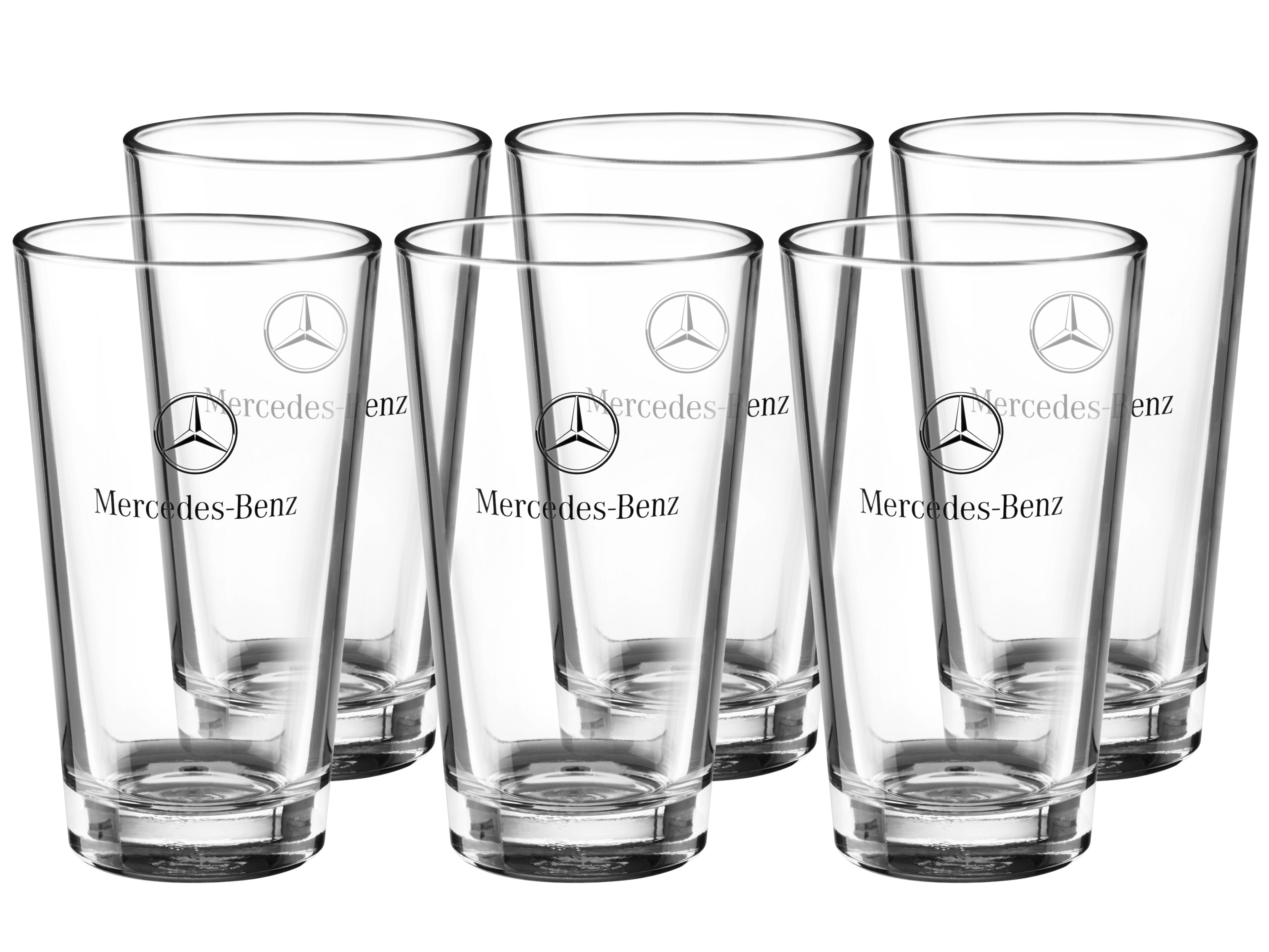 Mercedes-Benz - Trinkglas, 6er-Pack Trinkglas, 6er-Pack