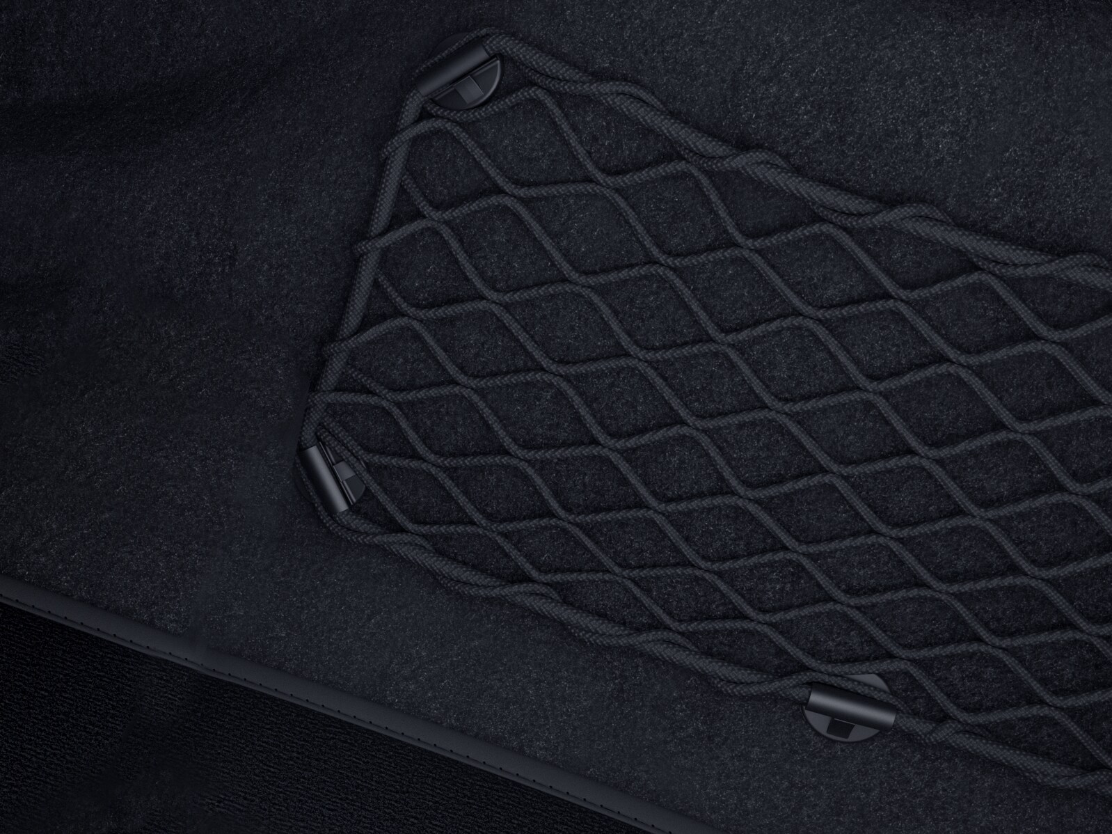 Ablagenetz Beifahrerfußraum, schwarz