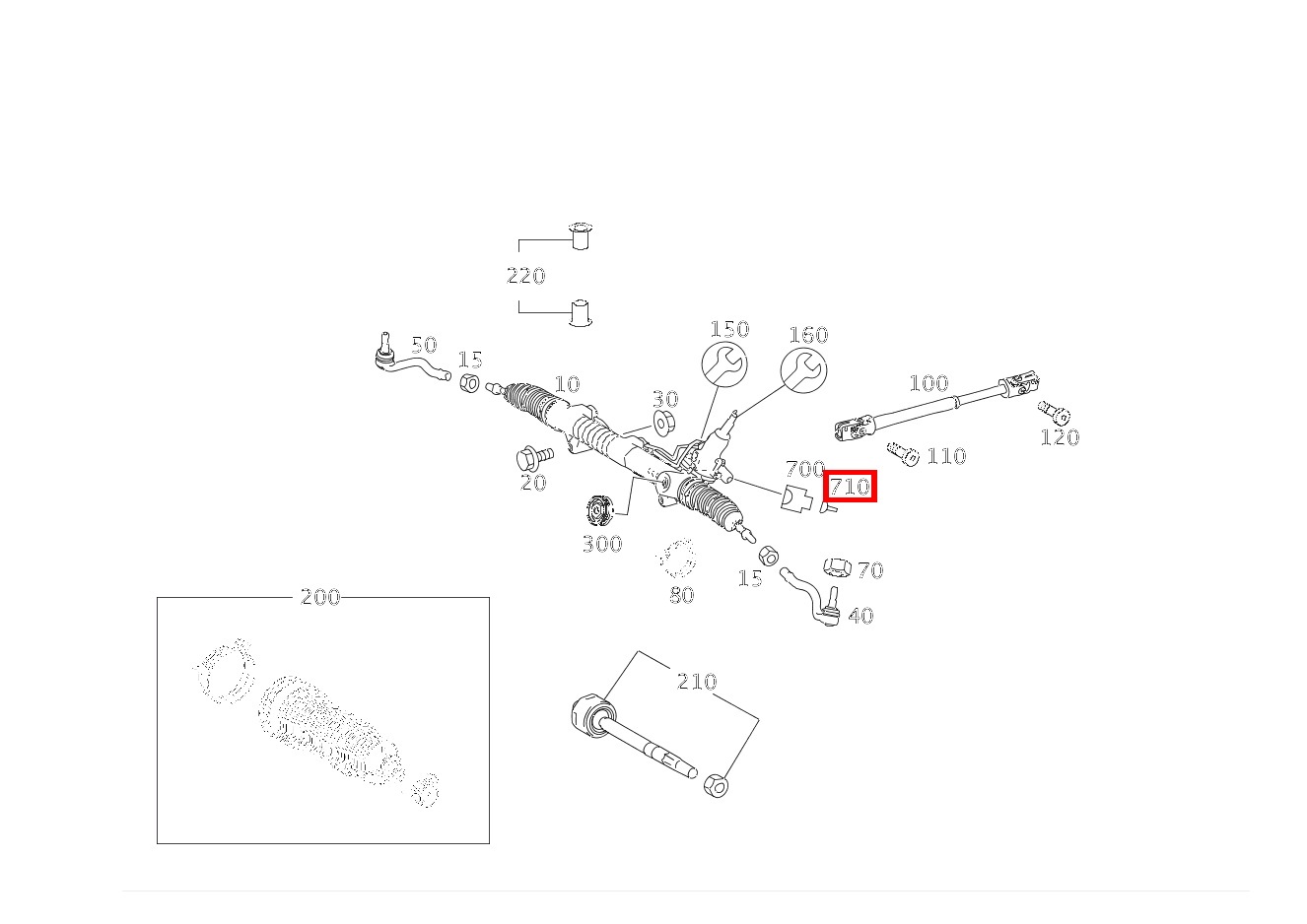 GEHAEUSEDICHTUNG 1.1-2.1 MM SLK2.8 R 500 L 251