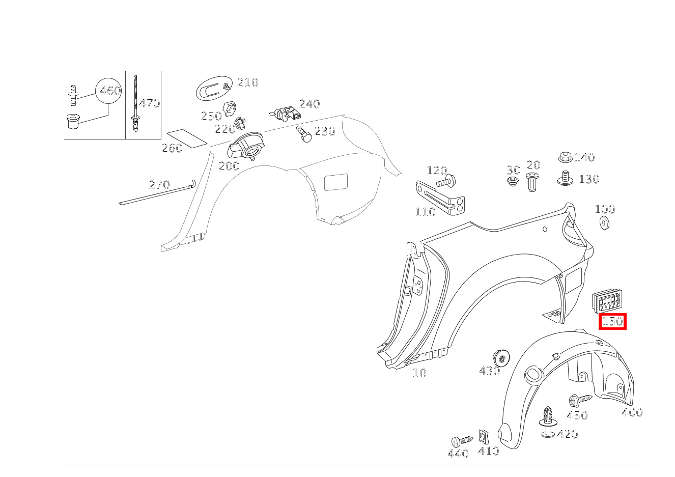 Klappe HINTEN RECHTS SLK 55 AMG Roadster 171 Klappe HINTEN RECHTS SLK 55 AMG Roadster 171
