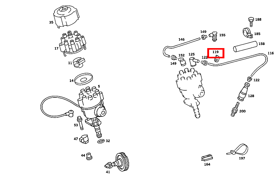 KENNZEICHNUNGSTUELLE ZYLINDER 1 420 SEC COUPE mit Automatic 126 KENNZEICHNUNGSTUELLE ZYLINDER 1 420 SEC COUPE mit Automatic 126