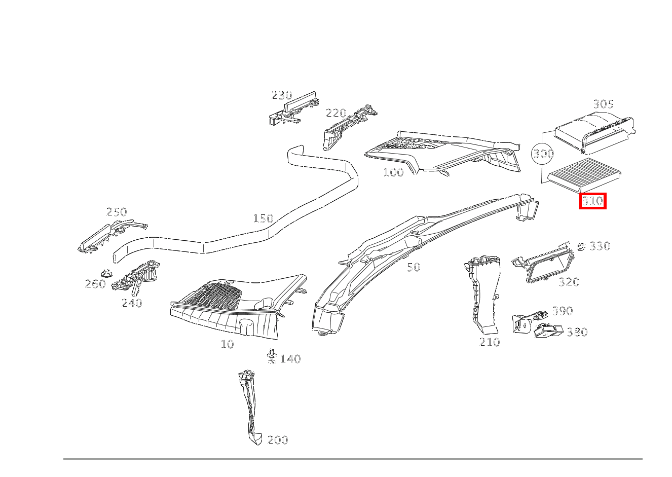 Staubfilter Mercedes-AMG CLS 53 4MATIC+ 257 Staubfilter Mercedes-AMG CLS 53 4MATIC+ 257