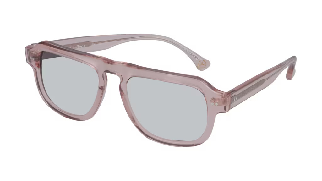 Sonnenbrille, Unisex, roségold / bronzefarben, Acetat, transparent Sonnenbrille, Unisex, roségold / bronzefarben, Acetat, transparent