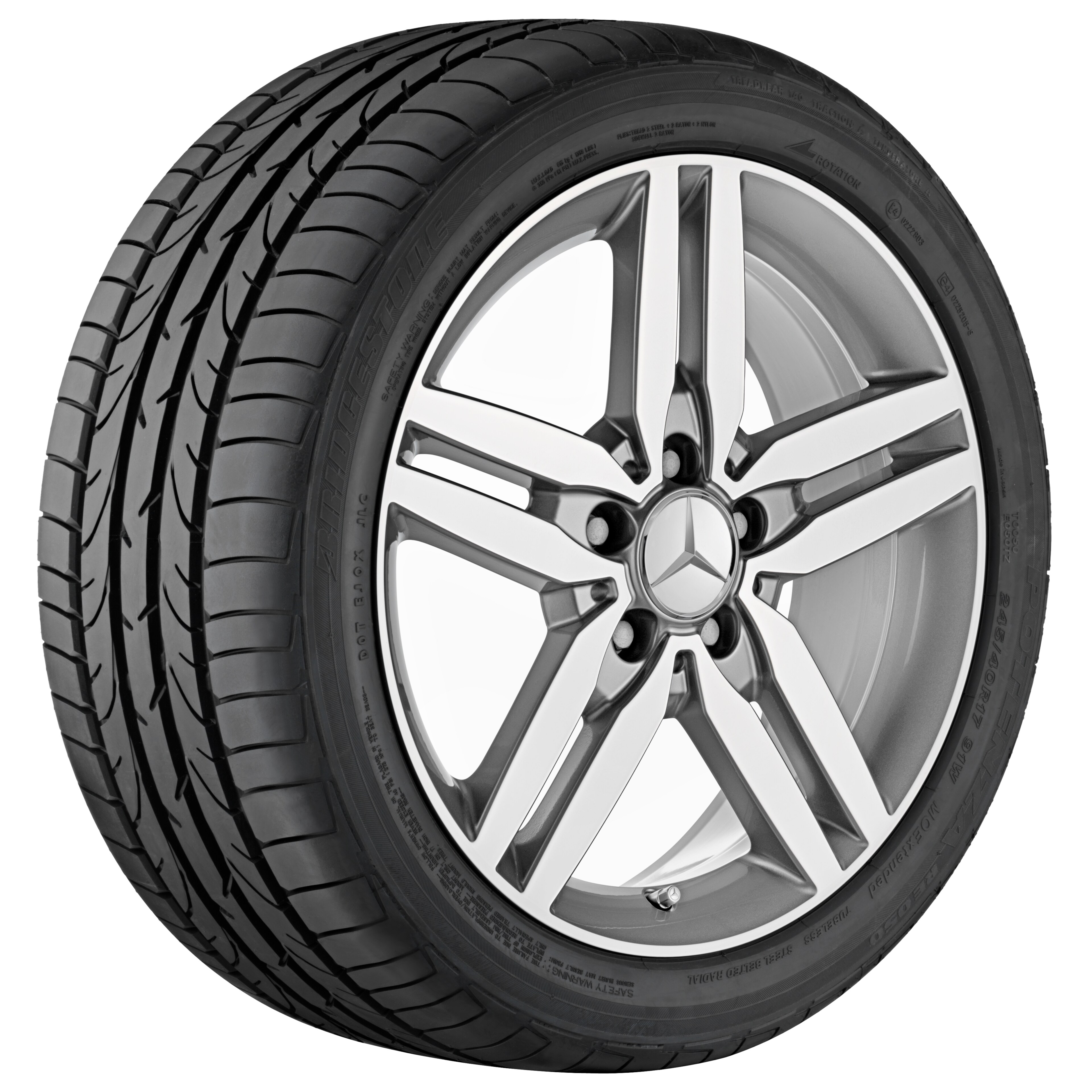 MB 5-Doppelspeichen-Rad, 17 Zoll