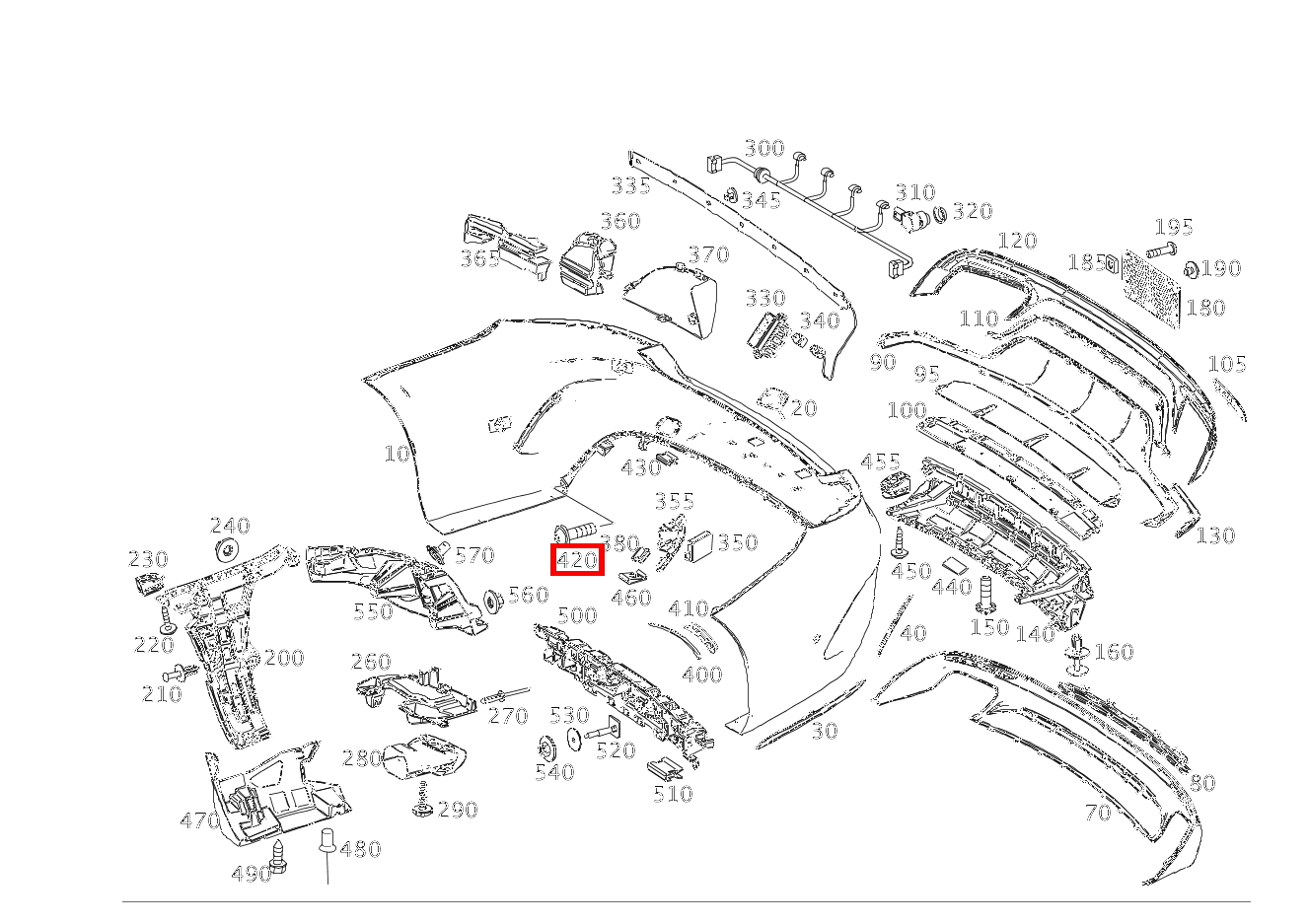 Sechsrundschraube Befestigung Abdeckung unten; 5X16 S 63 AMG 4MATIC Cabriolet 217