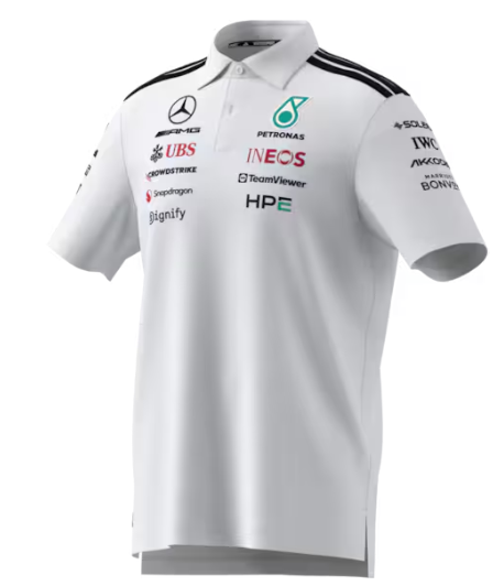 Poloshirt Herren, Team, Mercedes-AMG F1 weiß Poloshirt Herren, Team, Mercedes-AMG F1 weiß