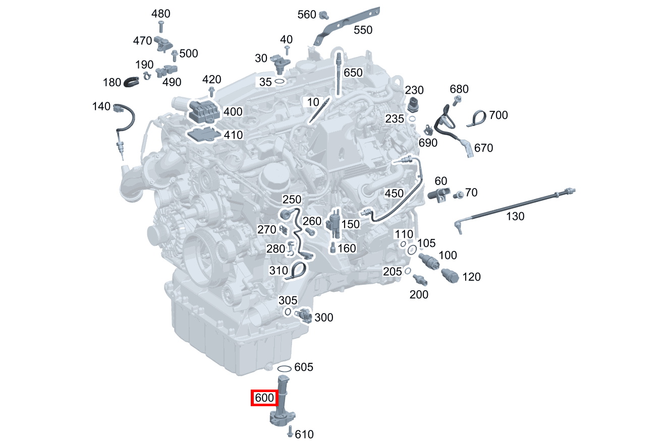Füllstandssensor An Ölwanne Vito Kastenwagen 116 BlueTEC K 201