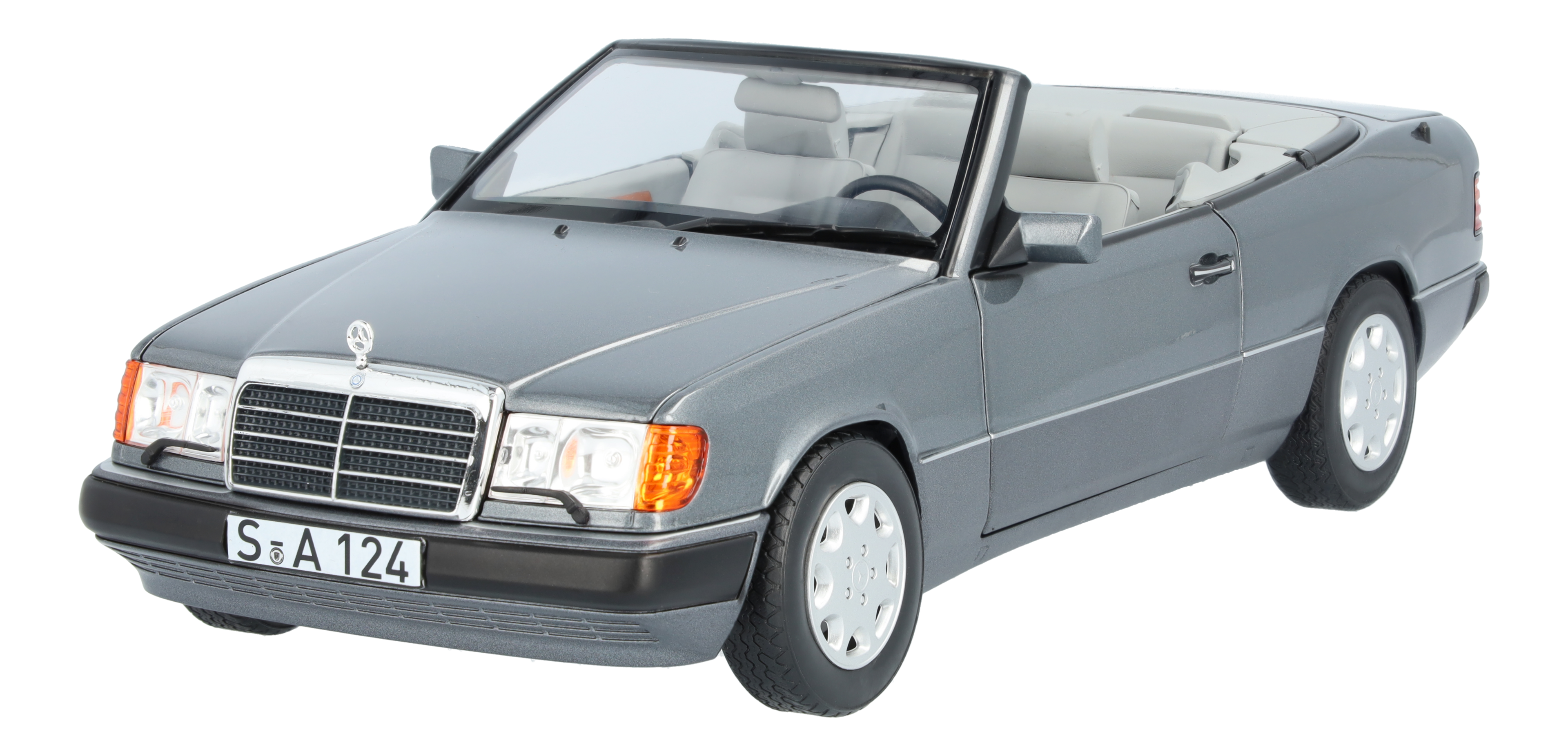 300 CE-24 Cabriolet A 124 (1991-1993) perlmuttgrau, Norev, 1:18