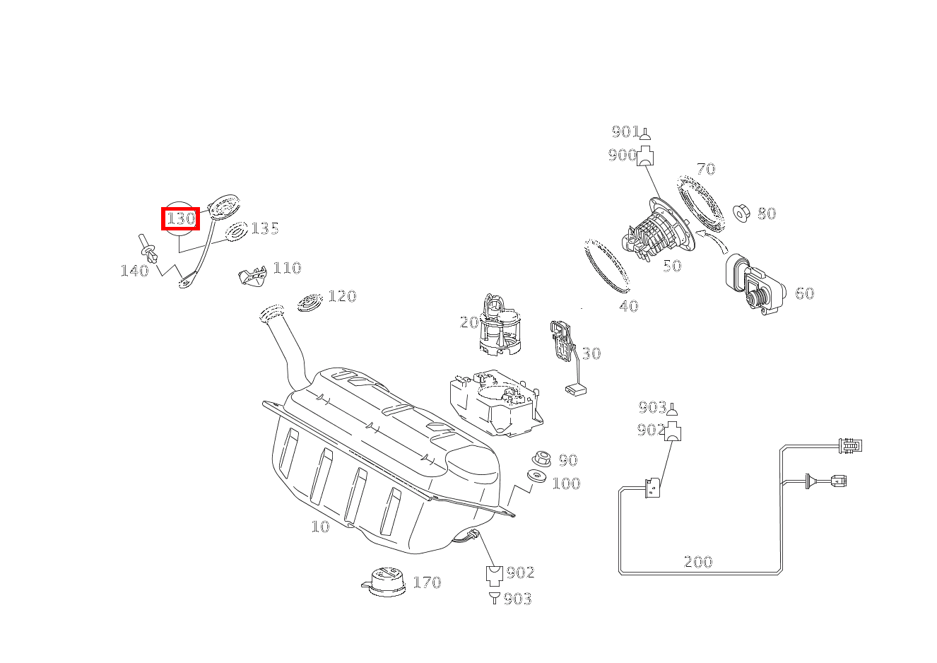 Einfüllverschluss SLK 55 AMG Roadster 171