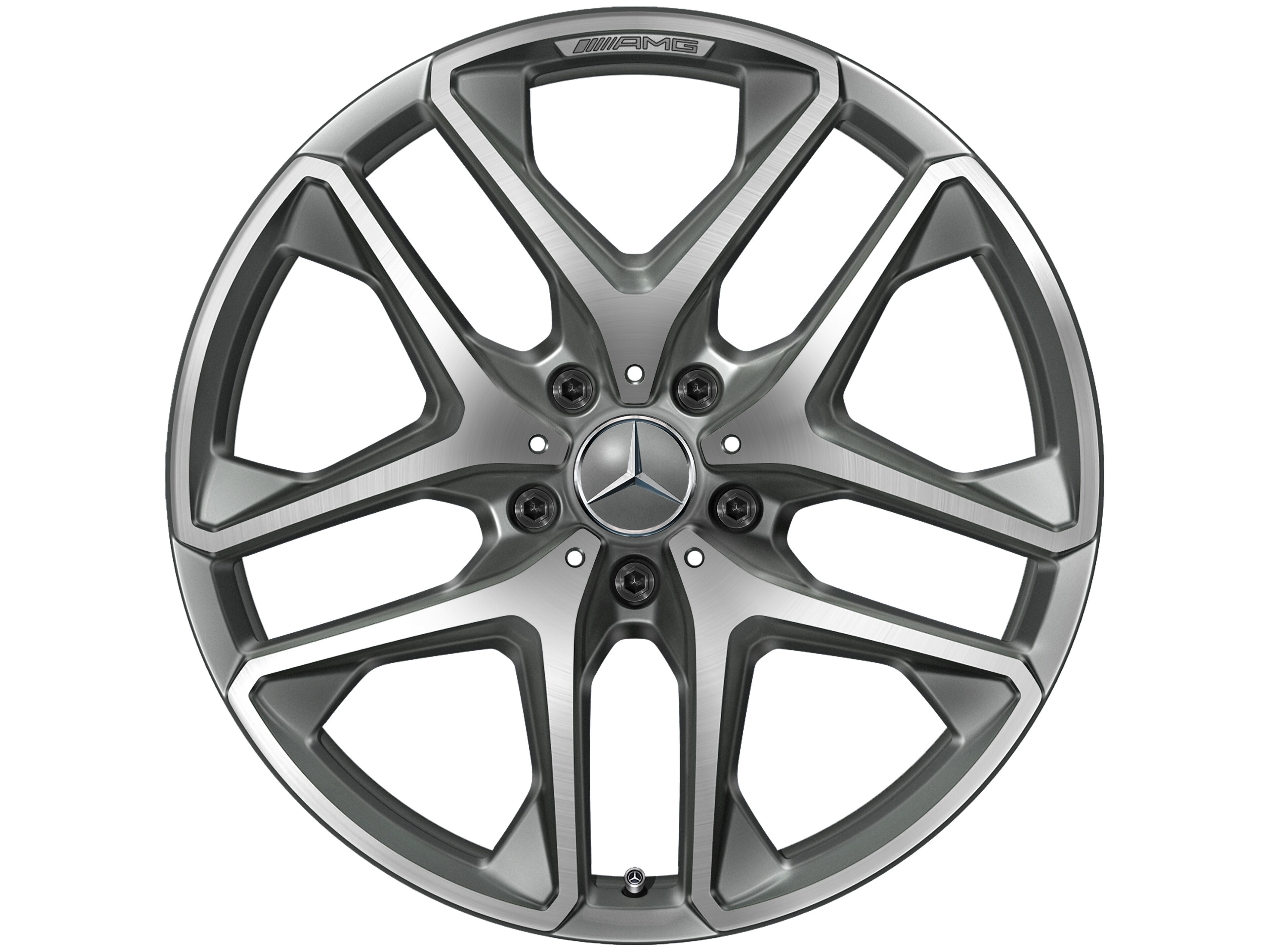 Mercedes-Benz - AMG 5-Doppelspeichen-Rad 21 Zoll, 10 J x 21 ET 33, titangrau