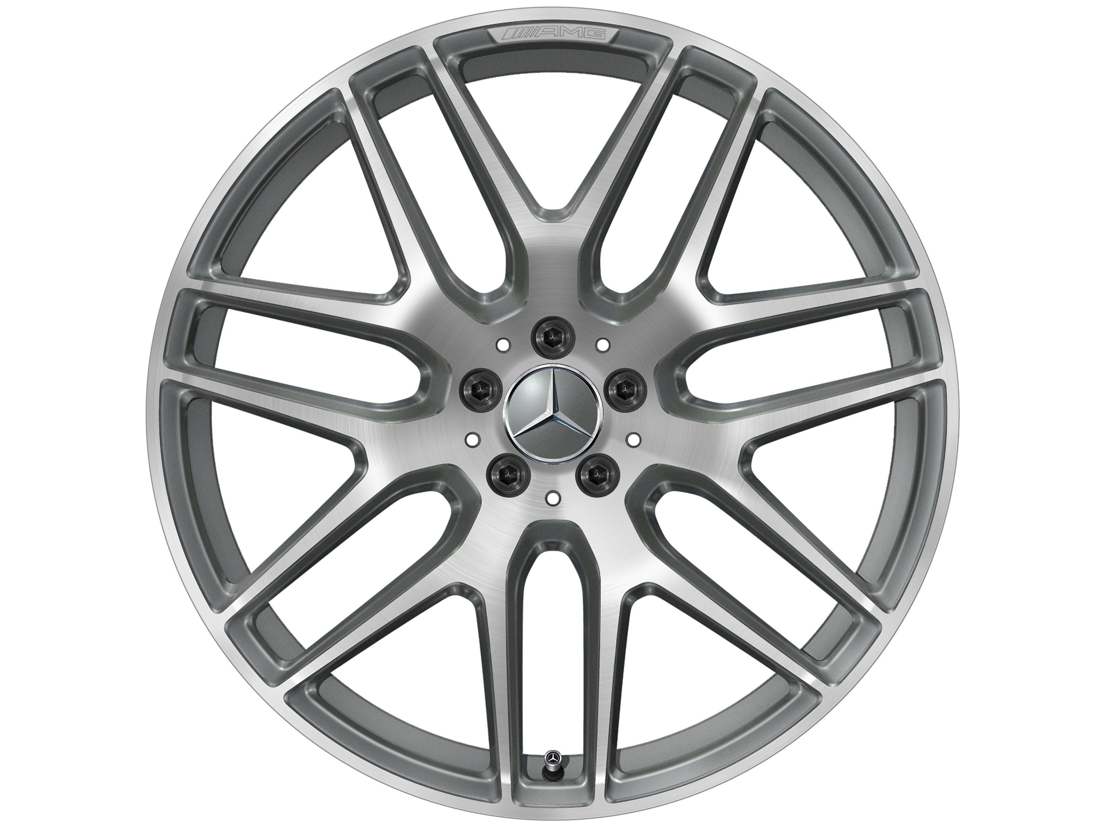 AMG im Kreuzspeichen-Design, 21 Zoll, 10 J x 21 ET 46, titangrau