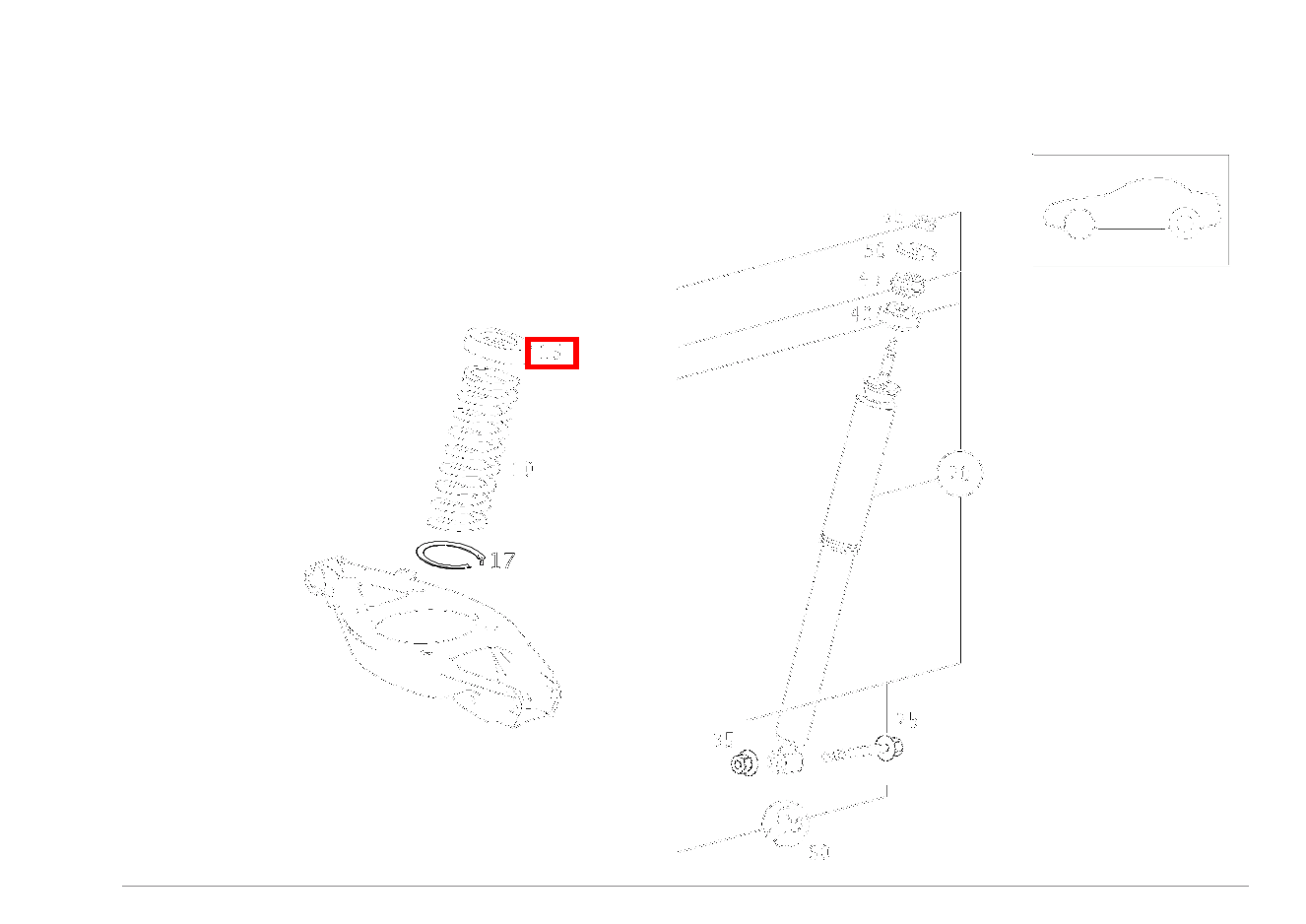 GUMMIBEILAGE SLK 320 AMG KOMP 170