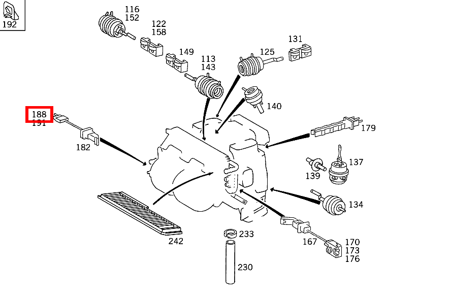 Elektrische Kupplung 2-PIN RK4 B 180 247
