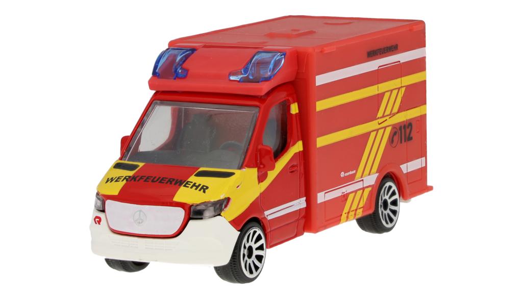Sprinter, Feuerwehr rot, Majorette, 7,62 cm (3 Zoll)