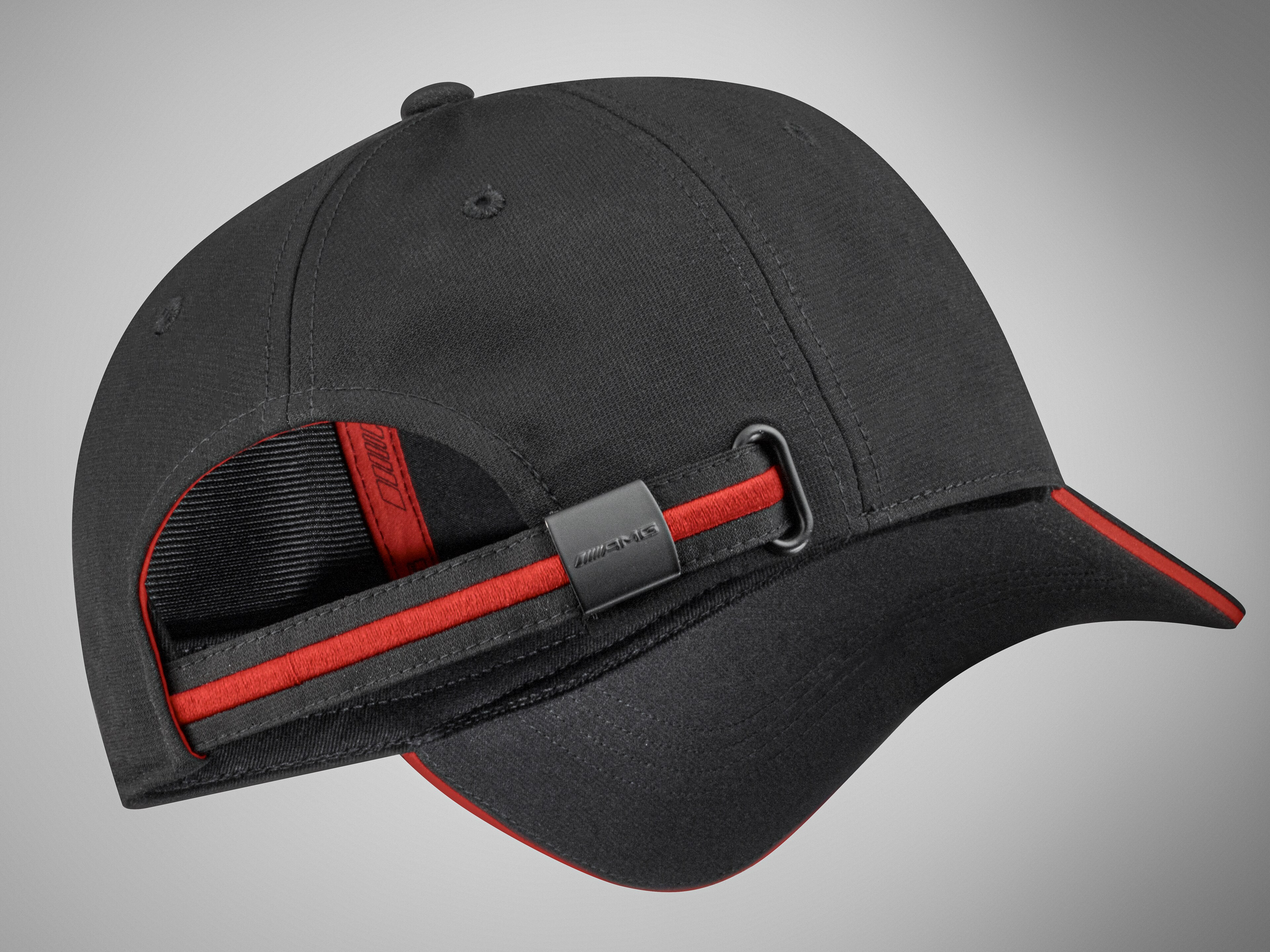 AMG Cap schwarz / rot, Polyester (recycelt)