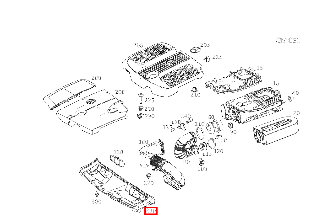 Lüfterhaube OBEN GLC2504M 253