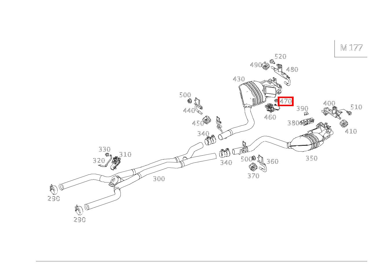 Mutter BEFESTIGUNG AKTUATOR HINTEN RECHTS; M5 Mercedes-AMG E 63 S 4MATIC+ T-Modell 213