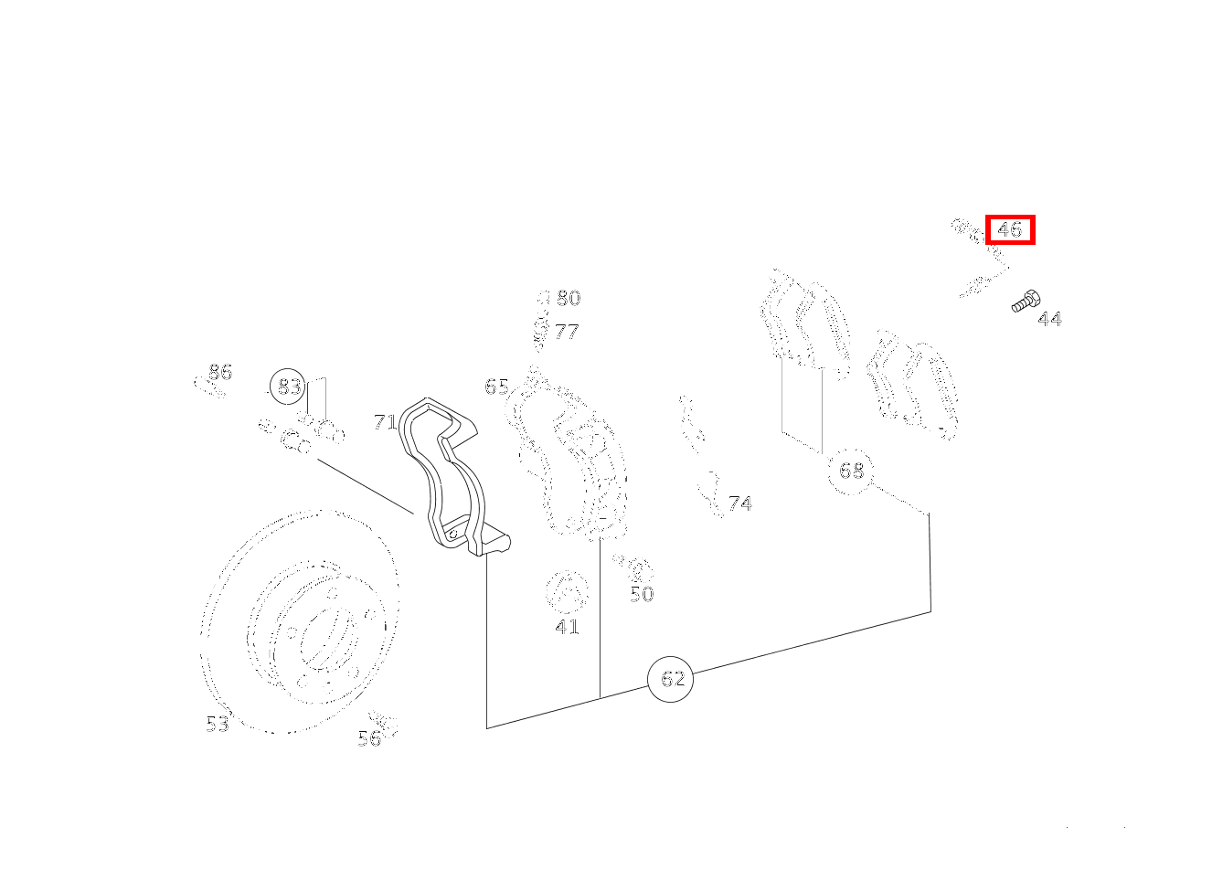 Belagverschleisssensor VERSCHLEISS BREMSBELAG G3504X42850 463