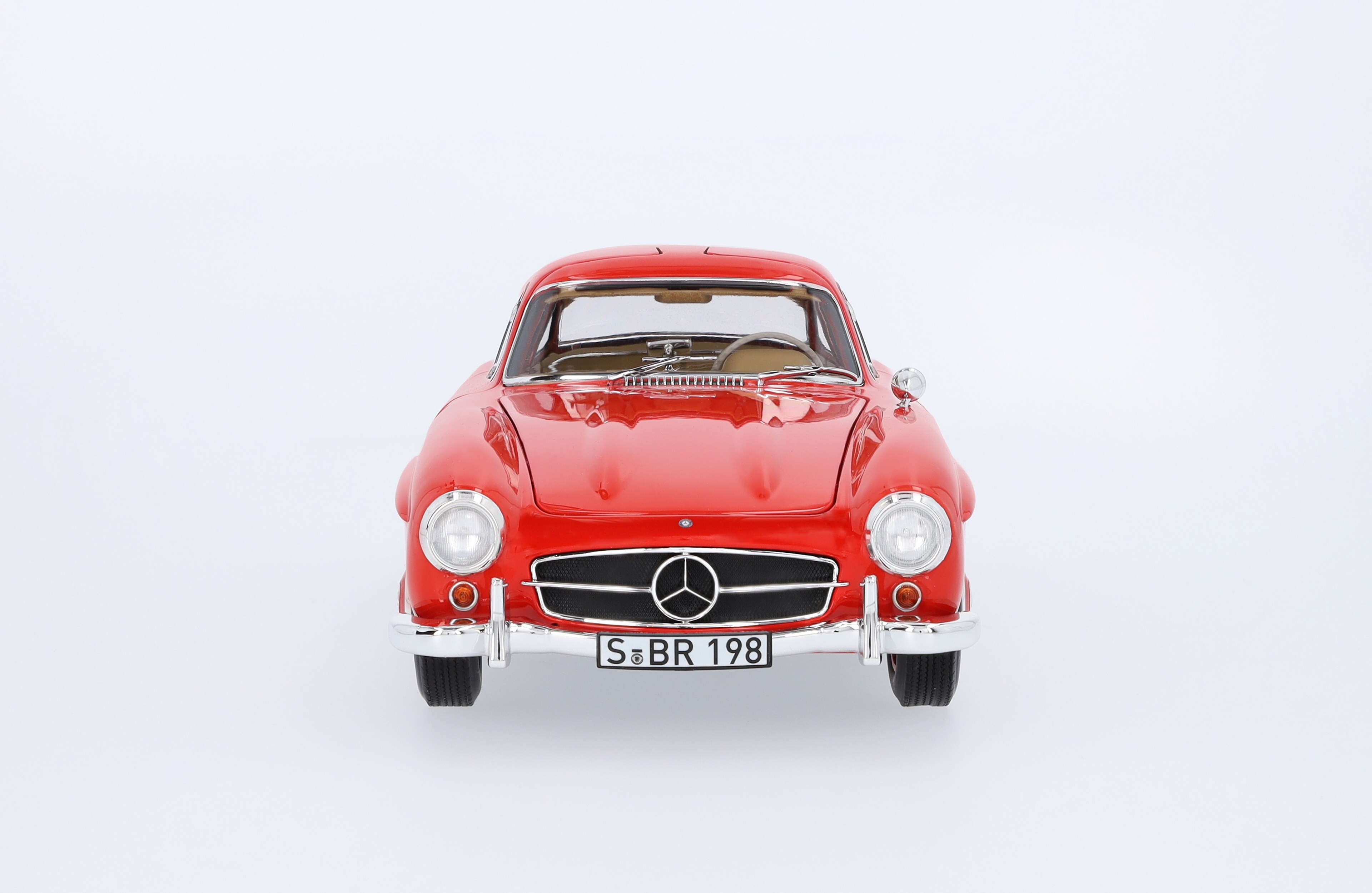 300 SL Coupé (1954-1963) W 198 feuerwehrrot, Norev, 1:18