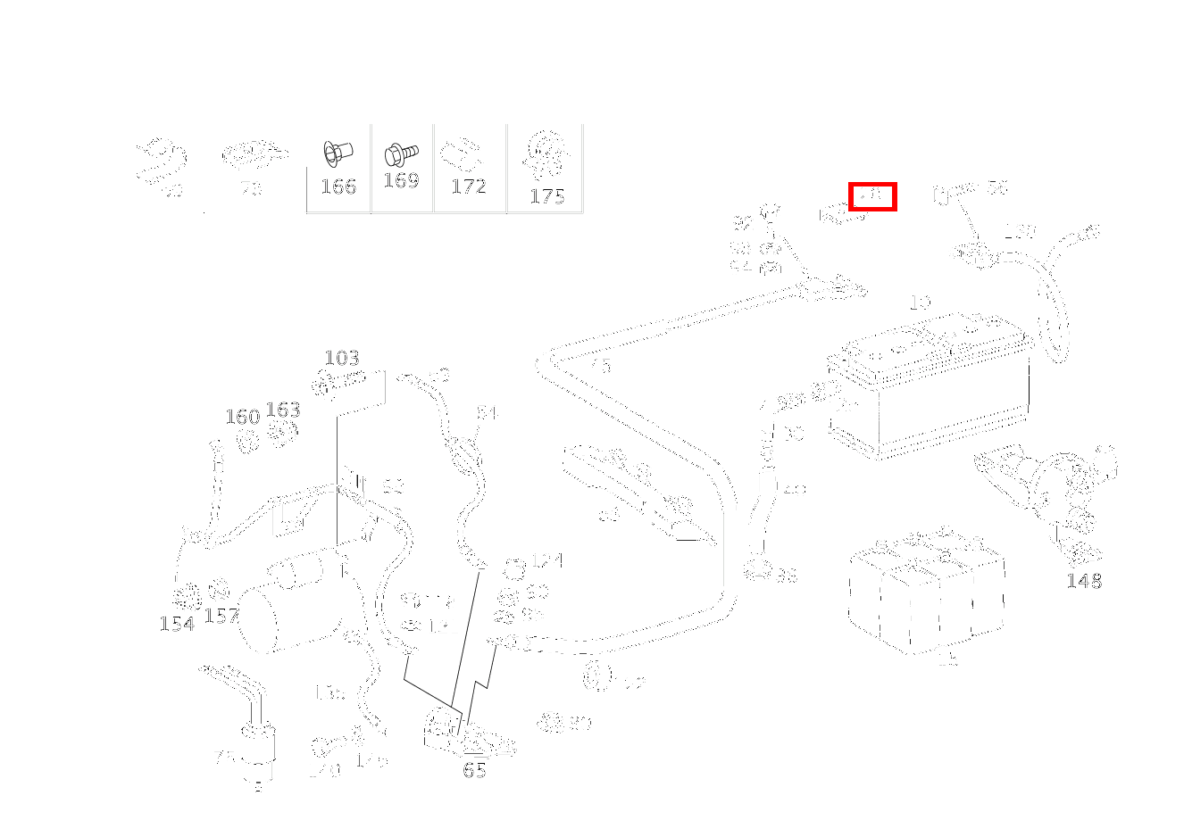 Schutzkappe BATTERIE-PLUSPOL C 200 T CDI 202 Schutzkappe BATTERIE-PLUSPOL C 200 T CDI 202