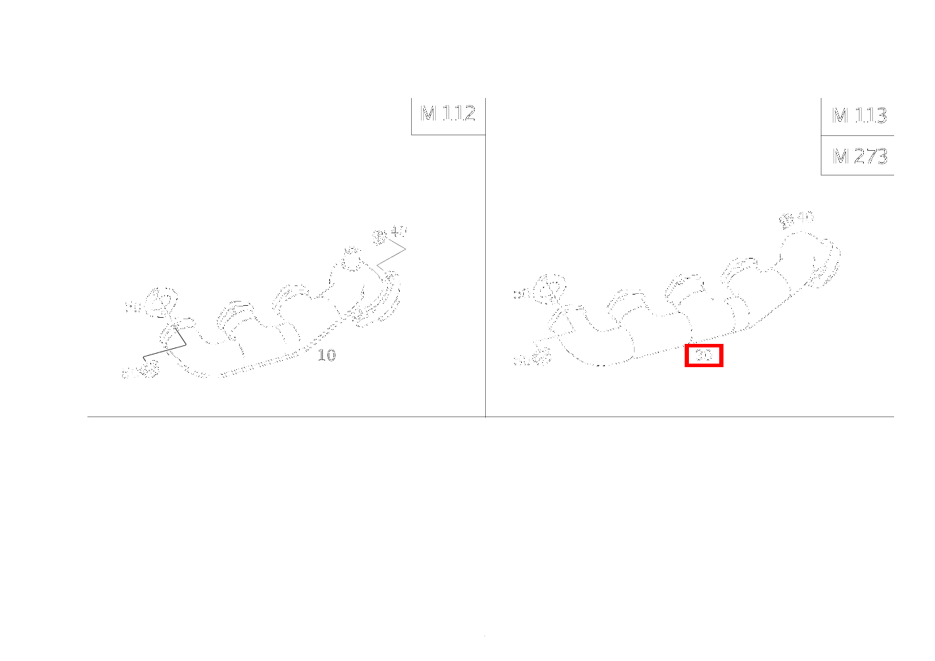 Abgaskrümmer LINKS G-Klasse 463