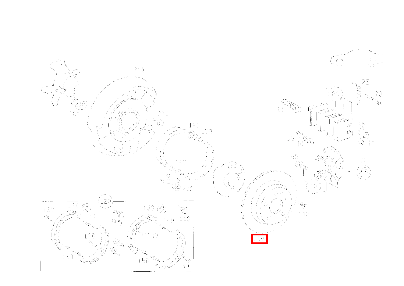 Bremsscheibe E 280 V6 210