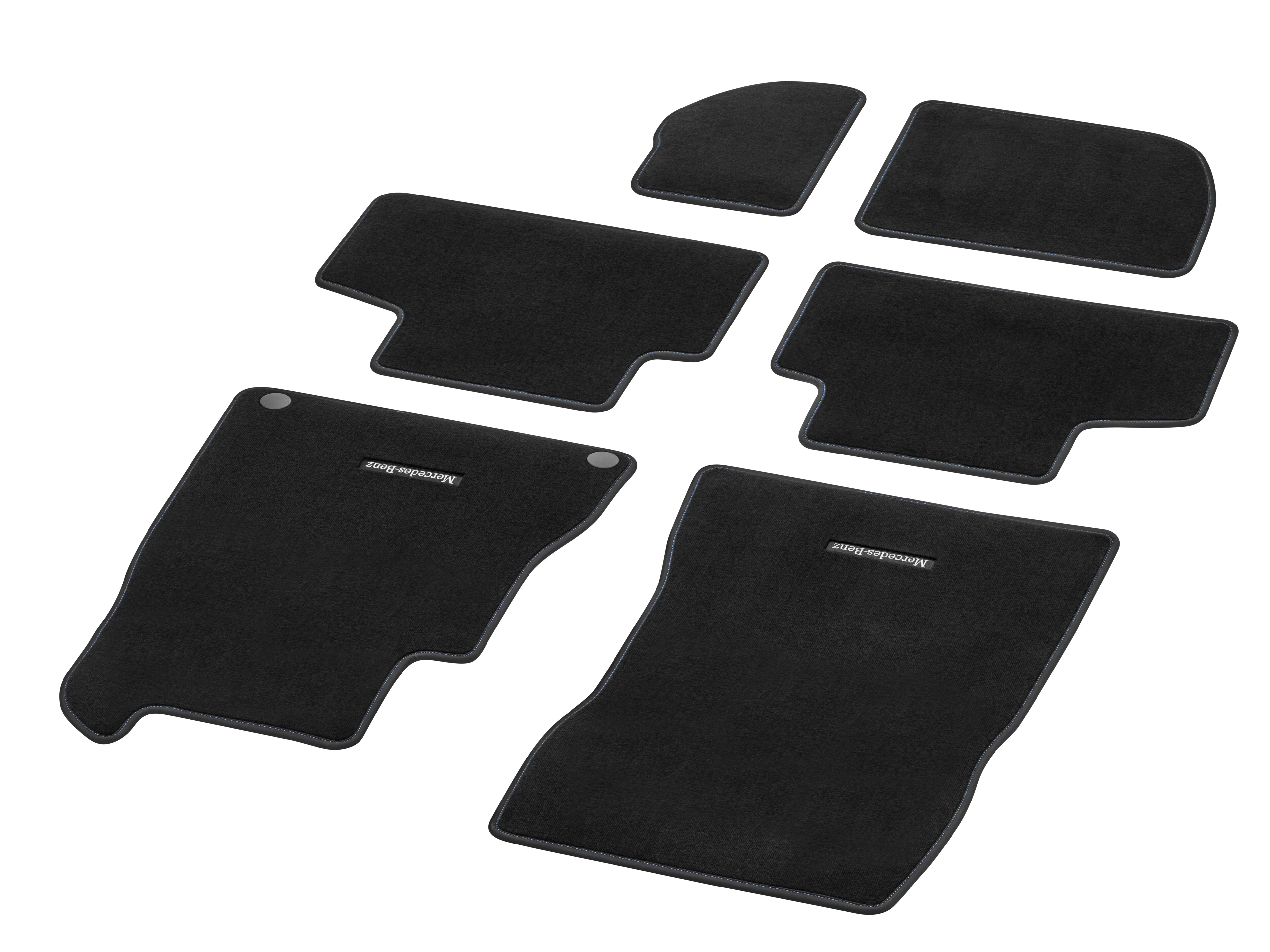 Veloursmatten CLASSIC, Satz, 6-teilig, Zierna