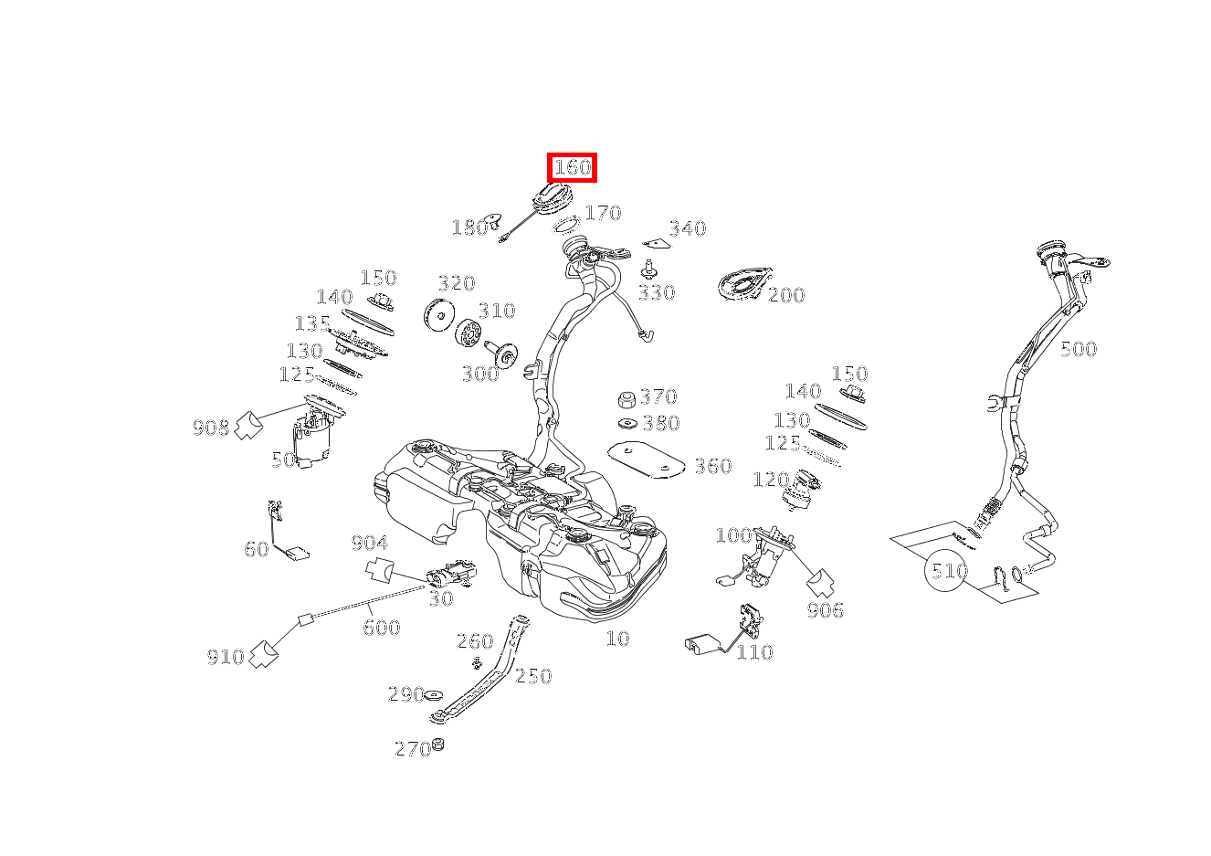 Einfüllverschluss GLK350 4M 204