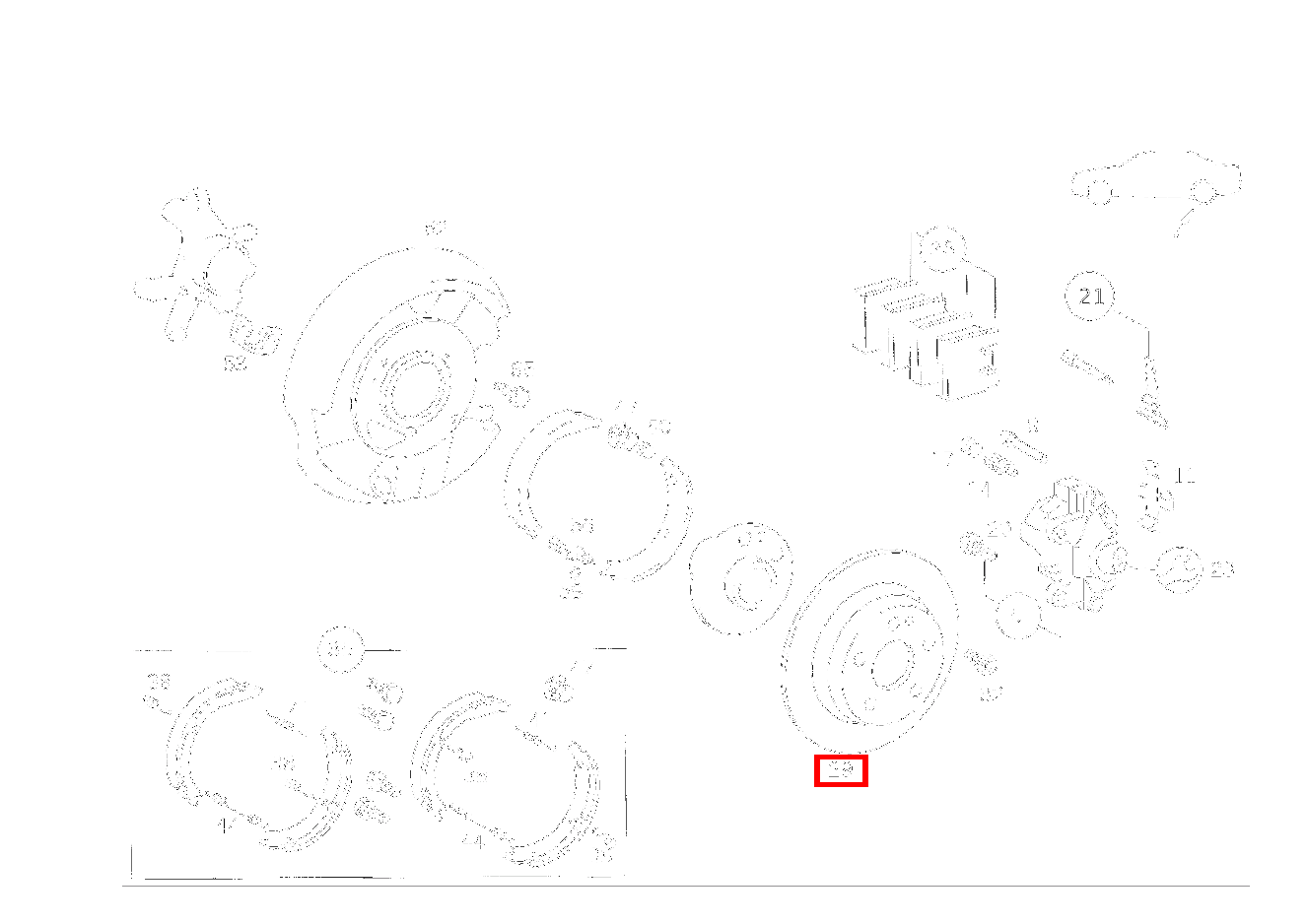 Bremsscheibe HINTERACHSE CLK 200 CABRIOLET 208